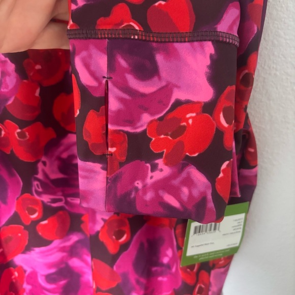 kate spade Floral Long Sleeve Top - Red and Pink NWT - Picture 7 of 12